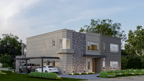 Render exterior Casa Denver — Design Ready