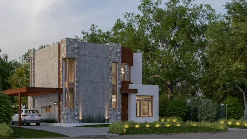 Render exterior Casa Gimena — Design Ready