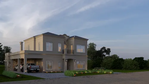 Render exterior Casa Madrid — Design Ready