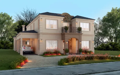 Render exterior Casa Mallorca — Design Ready