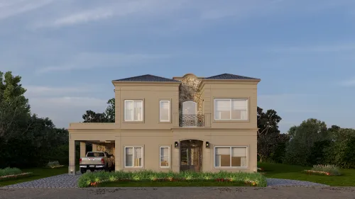 Render exterior Casa Madrid — Design Ready