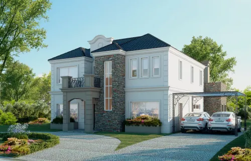 Render exterior Casa Mendoza — Design Ready