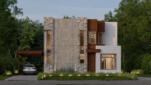 Render exterior Casa Gimena — Design Ready