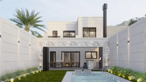 Render exterior Casa Sidney — Design Ready
