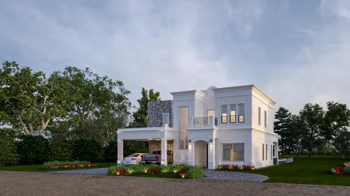 Render exterior Casa Florencia — Design Ready