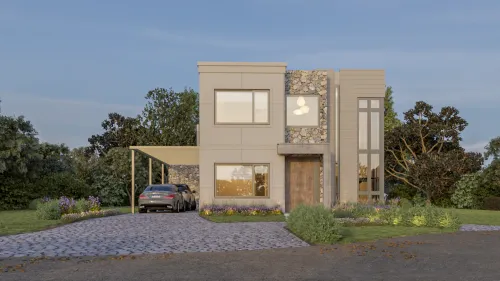 Render exterior Casa Berlín — Design Ready