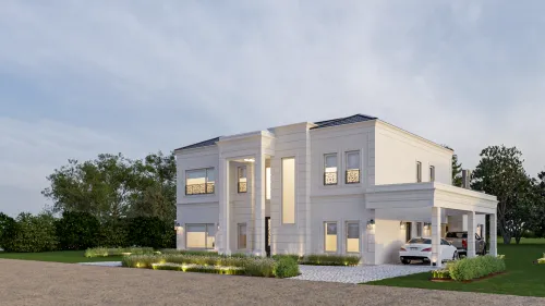 Render exterior Casa Milán — Design Ready