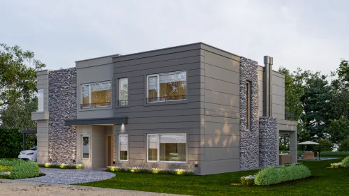 Render exterior Casa Denver — Design Ready