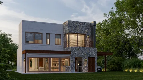 Render exterior Casa Gimena — Design Ready