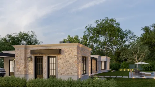 Render exterior Casa Malibu — Design Ready