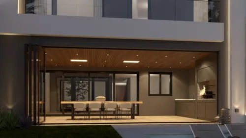Render exterior Casa Romina — Design Ready