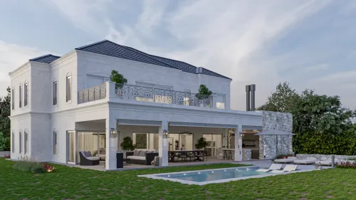 Render exterior Casa Tropea — Design Ready