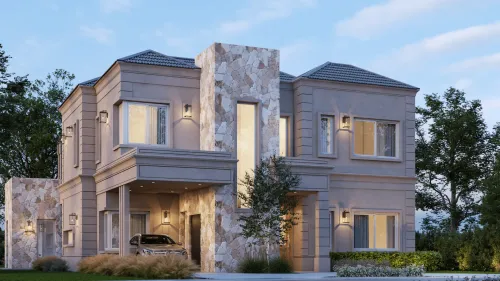 Render exterior Casa Bruselas — Design Ready
