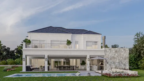Render exterior Casa Tropea — Design Ready