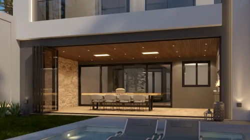 Render exterior Casa Romina — Design Ready
