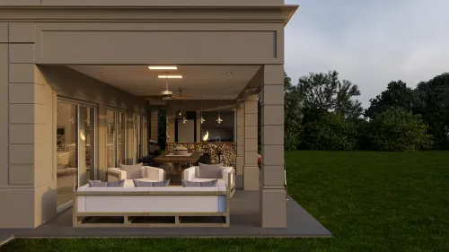 Render exterior Casa Madrid — Design Ready