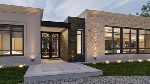 Render exterior Casa Malibu — Design Ready