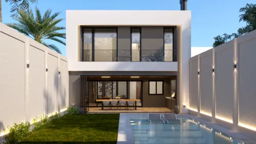 Render exterior Casa Romina — Design Ready