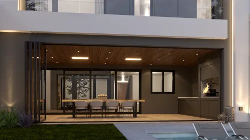 Render exterior Casa Romina — Design Ready