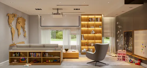Render interior Casa Denver — Design Ready