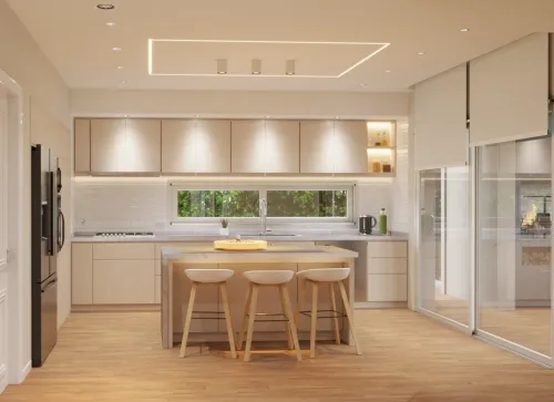 Render interior Casa Bruselas — Design Ready