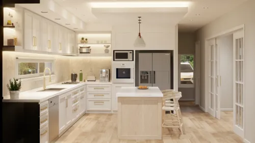 Render interior Casa Washington — Design Ready