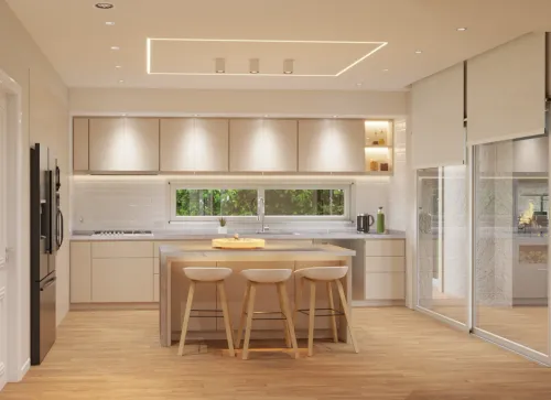 Render interior Casa Bruselas — Design Ready