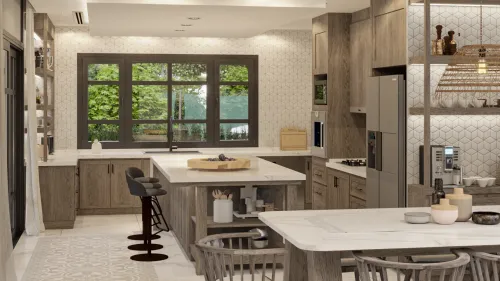 Render interior Casa Malibu — Design Ready