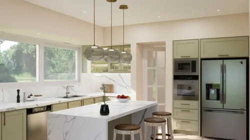 Render interior Casa San Isidro — Design Ready
