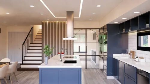 Render interior Casa Madrid — Design Ready