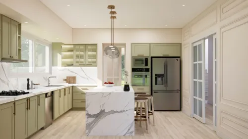 Render interior Casa San Isidro — Design Ready