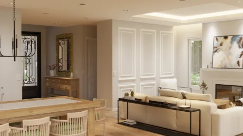 Render interior Casa Washington — Design Ready