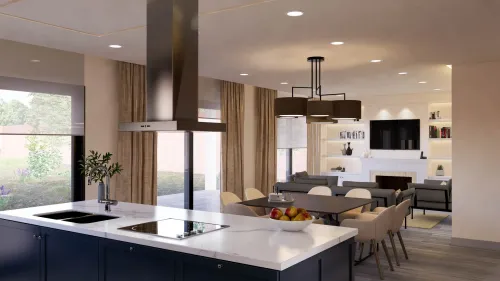 Render interior Casa Madrid — Design Ready