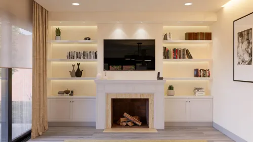 Render interior Casa Madrid — Design Ready