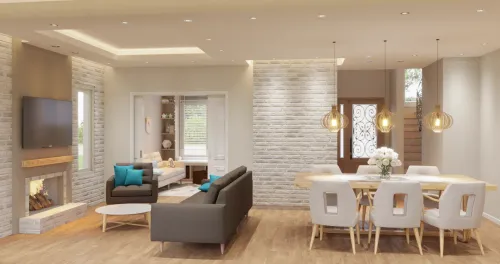 Render interior Casa Bruselas — Design Ready