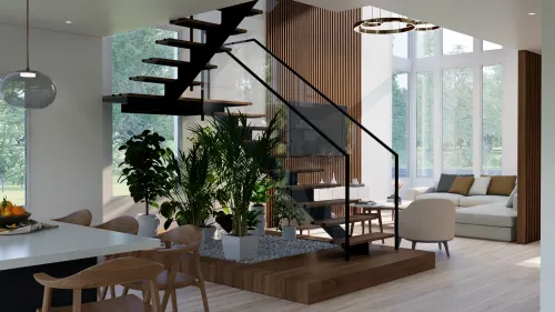 Render interior Casa Barcelona — Design Ready