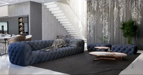 Render interior Casa Niza — Design Ready