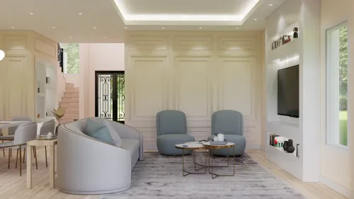 Render interior Casa San Isidro — Design Ready