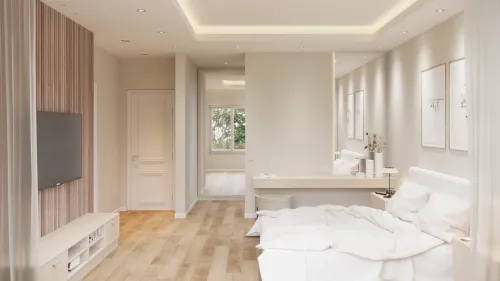 Render interior Casa Bruselas — Design Ready