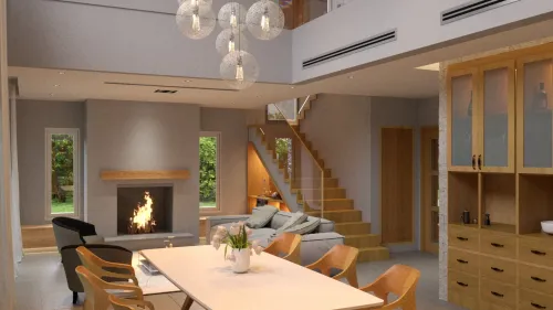 Render interior Casa Denver — Design Ready