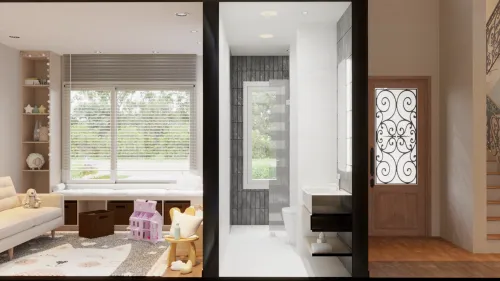 Render interior Casa Bruselas — Design Ready