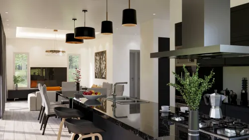 Render interior Casa Florencia — Design Ready
