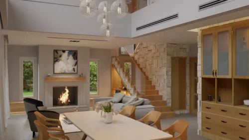 Render interior Casa Denver — Design Ready