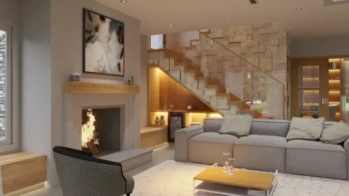 Render interior Casa Denver — Design Ready